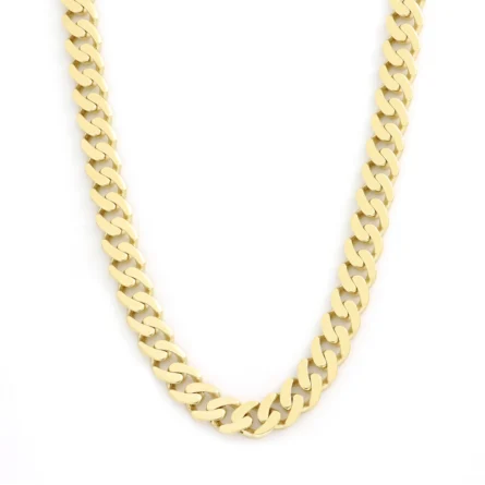 Lant Cuban din Aur Galben de 14k