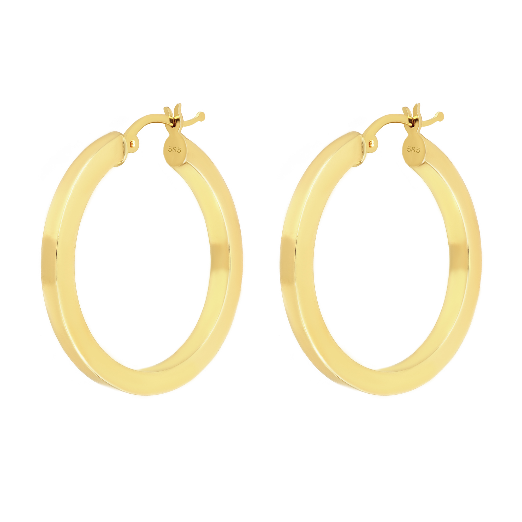 31662.jpg Cercei creola din aur galben de 14k – | MOHI